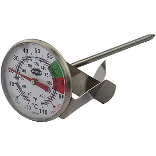 Voltage Coffee Supply 5" Milk Frothing Thermometer 30-210℉ Parts & Accessories 1 Voltage Coffee Supply 5" Milk Frothing Thermometer 30-210℉ Parts & Accessories