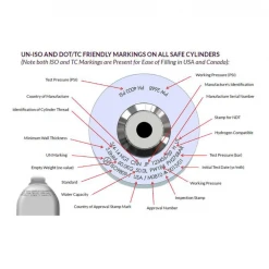 Keg Works Sparkling Water Systems Aluminum CO2 Air Tank Empty - 5lb / 10lb