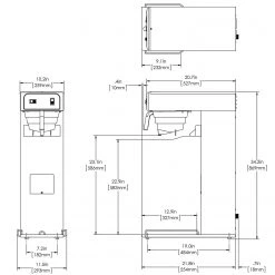 Tea Brewers Bunn 36700.0013 TB3Q 29