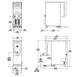Bunn H3X Element 3 Gal. Hot Water Dispenser 212˚ F 45300.0006