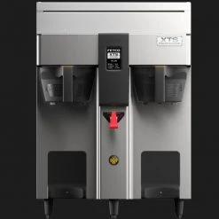 Voltage Coffee Supply Fetco CBS-2132XTS Touchscreen Twin 1.0 Gal. Coffee Brewer 240V, 3300-4700W