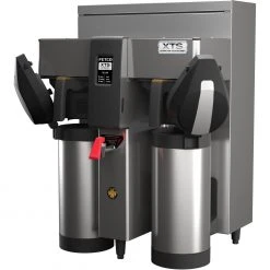 Fetco CBS-2132XTS Touchscreen Twin 1.0 Gal. Coffee Brewer 240V, 4200-6100W Brewers