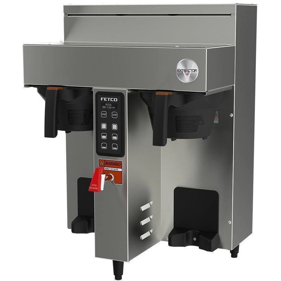 Fetco Extractor CBS-1132-V+ Twin 1.0 Gal. Coffee Brewer Brewers 2 Fetco Extractor CBS-1132-V+ Twin 1.0 Gal. Coffee Brewer Brewers