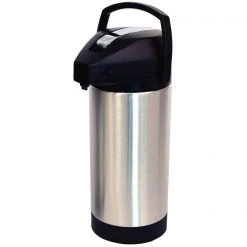 Voltage Coffee Supply Fetco Stainless Lined Lever Airpot Server 2.2L, 2.5L, 3.0L, 3.8L