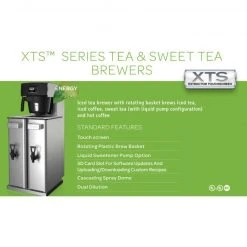 Tea Brewers Fetco TBS-2121 XTS T212101 Twin 3.5 Gal. Iced Tea Brewer 7 Tea Brewers Fetco TBS-2121 XTS T212101 Twin 3.5 Gal. Iced Tea Brewer