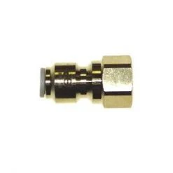 Voltage Coffee Supply Parts & Accessories John Guest Female Flare Brass Adapter 1/4" Tube X 1/4" MI4508F4S