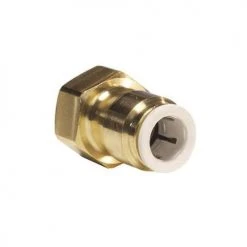 Voltage Coffee Supply Parts & Accessories John Guest Female Flare Brass Adapter 1/4