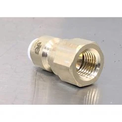 Voltage Coffee Supply Parts & Accessories John Guest Female Flare Brass Adapter 1/4