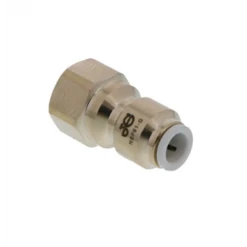 Voltage Coffee Supply Parts & Accessories John Guest Female Flare Brass Adapter 1/4" Tube X 1/4" MI4508F4S