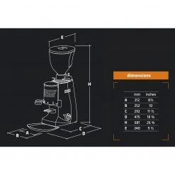 Mazzer Major V Espresso Grinder Doser 8 Mazzer Major V Espresso Grinder Doser