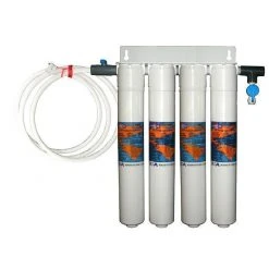 Water Filtration Systems Omnipure Quad Water Filter Kit - Taste Odor Chlorine + Softener & Carbon EFS4