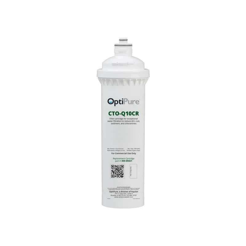 OptiPure CTO-Q10CR 10" Qwik-Twist Chloramine Reduction Cartridge Water Cartridges 1 OptiPure CTO-Q10CR 10" Qwik-Twist Chloramine Reduction Cartridge Water Cartridges