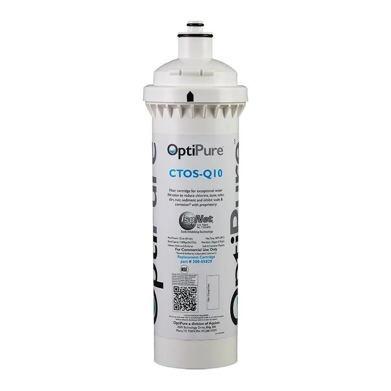 Water Cartridges OptiPure CTOS-Q10 10" Qwik-Twist Carbon Filter Cartridge + IsoNet 1 Water Cartridges OptiPure CTOS-Q10 10" Qwik-Twist Carbon Filter Cartridge + IsoNet
