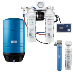 Reverse Osmosis Systems OptiPure Reverse Osmosis, Carbon & Post Filter Water Treatment Package 6 Reverse Osmosis Systems OptiPure Reverse Osmosis, Carbon & Post Filter Water Treatment Package