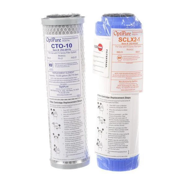 Optipure CTO-10 Carbon & SCLX2-1 ScaleX2 Filter Cartridge Kit SX21RK 1 Optipure CTO-10 Carbon & SCLX2-1 ScaleX2 Filter Cartridge Kit SX21RK