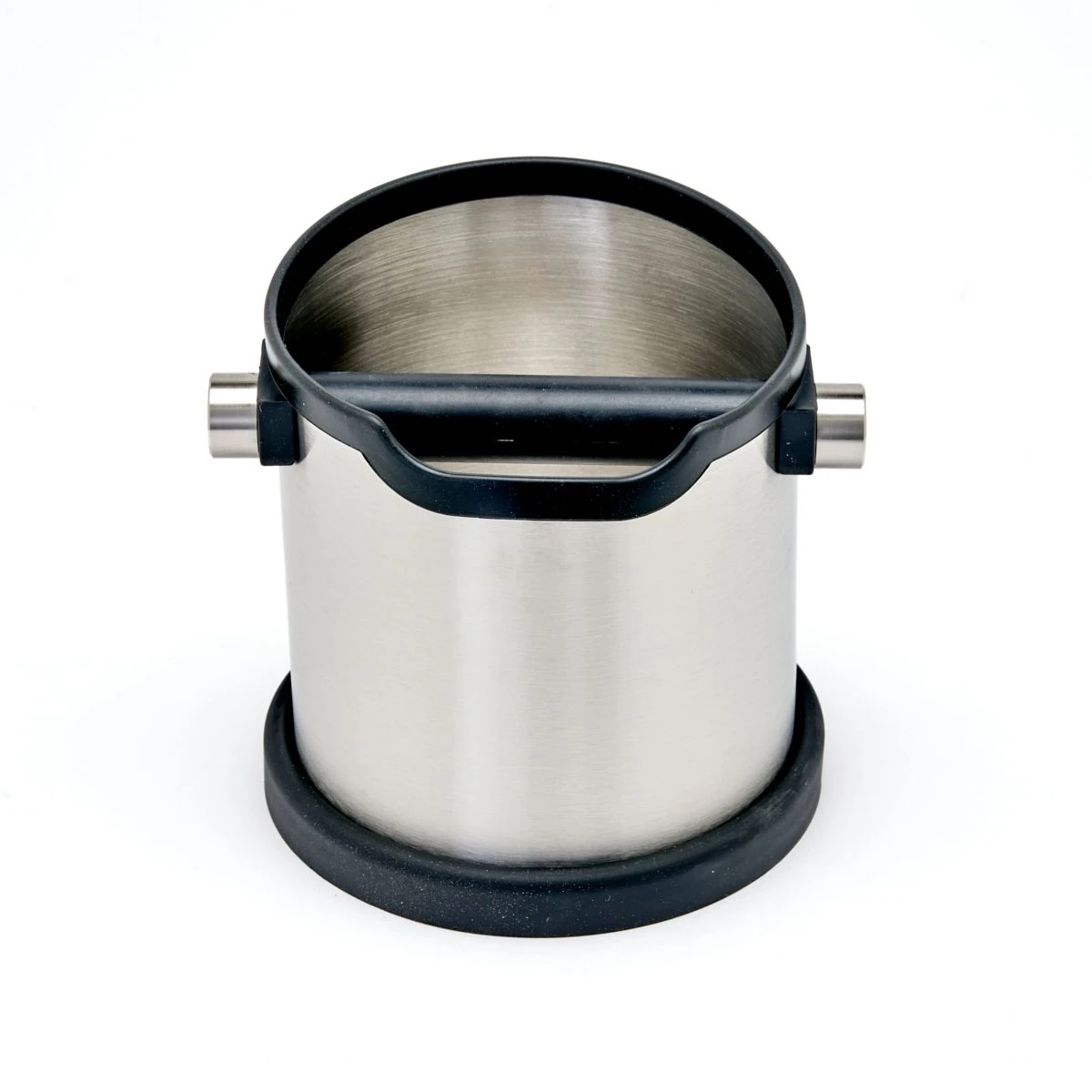 Voltage Coffee Supply Rhino Coffee Gear Rhino Countertop Stainless Round Knock Box - 7" 3 Voltage Coffee Supply Rhino Coffee Gear Rhino Countertop Stainless Round Knock Box - 7"