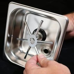 Voltage Coffee Supply Rhino Pitcher Rinser Square 150mm Spinjet Rhino Coffee Gear