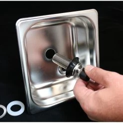 Voltage Coffee Supply Rhino Pitcher Rinser Square 150mm Spinjet Rhino Coffee Gear