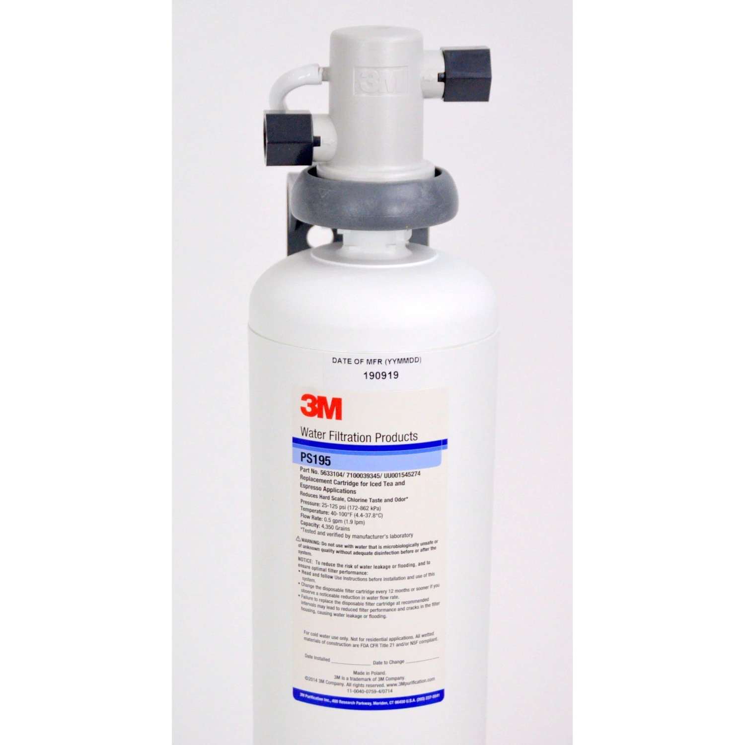Schaerer 3M Water Filtration Kit With Filter Cartridge & Scale Guard Head 2 Schaerer 3M Water Filtration Kit With Filter Cartridge & Scale Guard Head