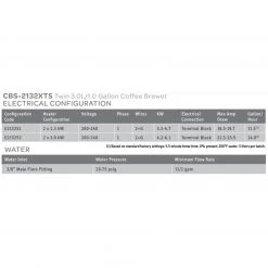 Brewers USED Fetco E213251 CBS-2132XTS Touchscreen Twin 1.0 Gal. Coffee Brewer
